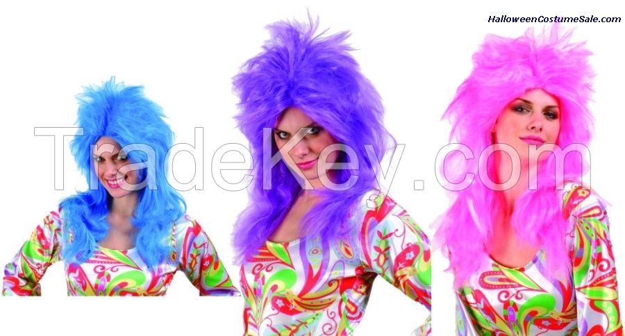 Rave Rock Punk Wig Purple Blue Pink Z6004648