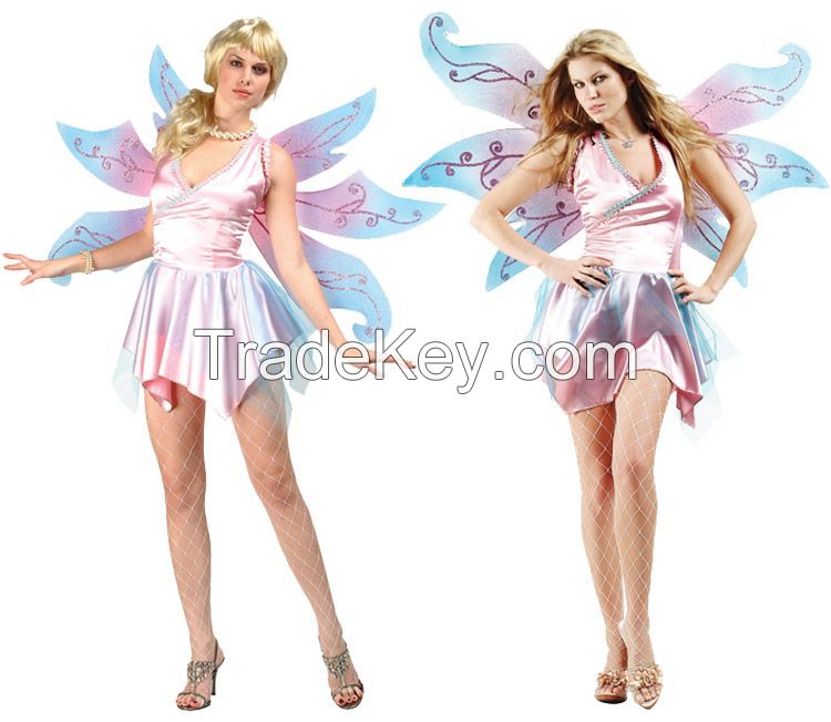 Teen Halloween Fairy Costumes Tulle Skirt Pink 81484