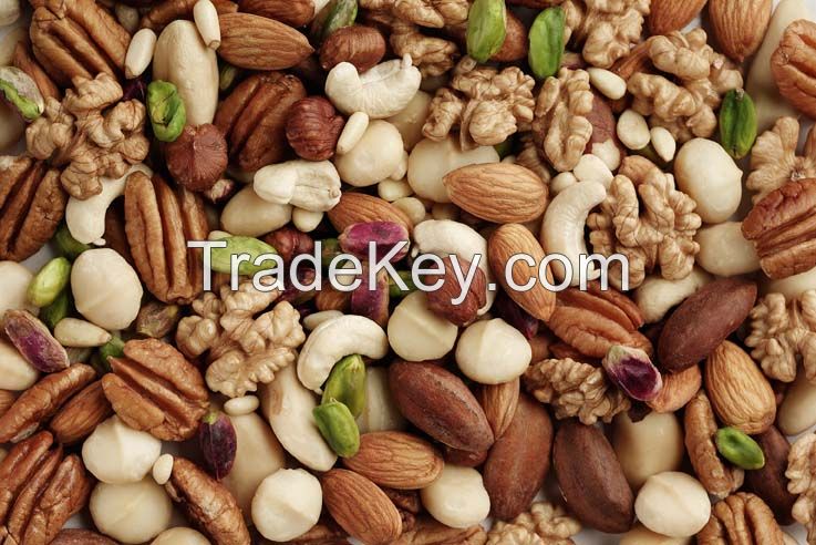 Kola Nut, Dried Betel Nut, peanut, Red skin groundnut, Melon and Sunflower seeds