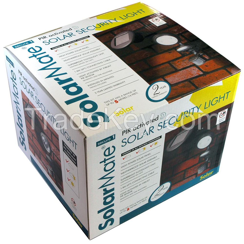 Solar security light packaging boxes