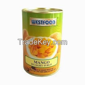 Sell Tropical Fruit Mango in Light Heavy Syrup