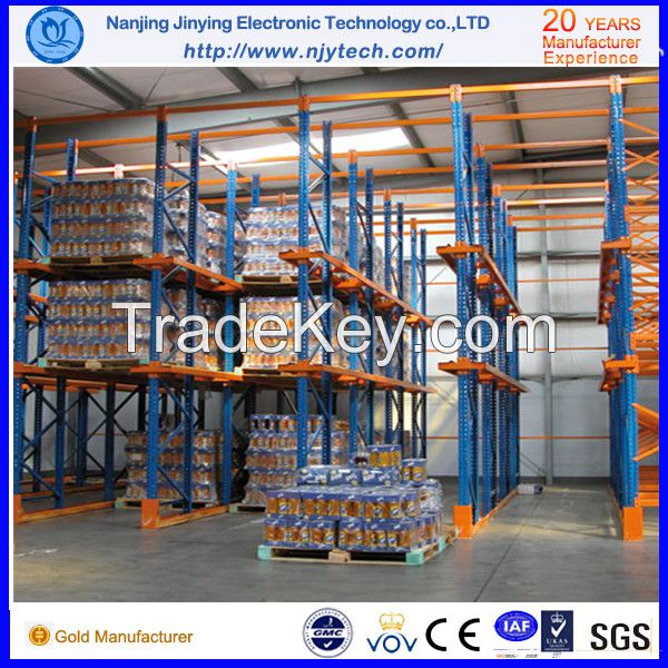 Cold storage drive in pallet racking