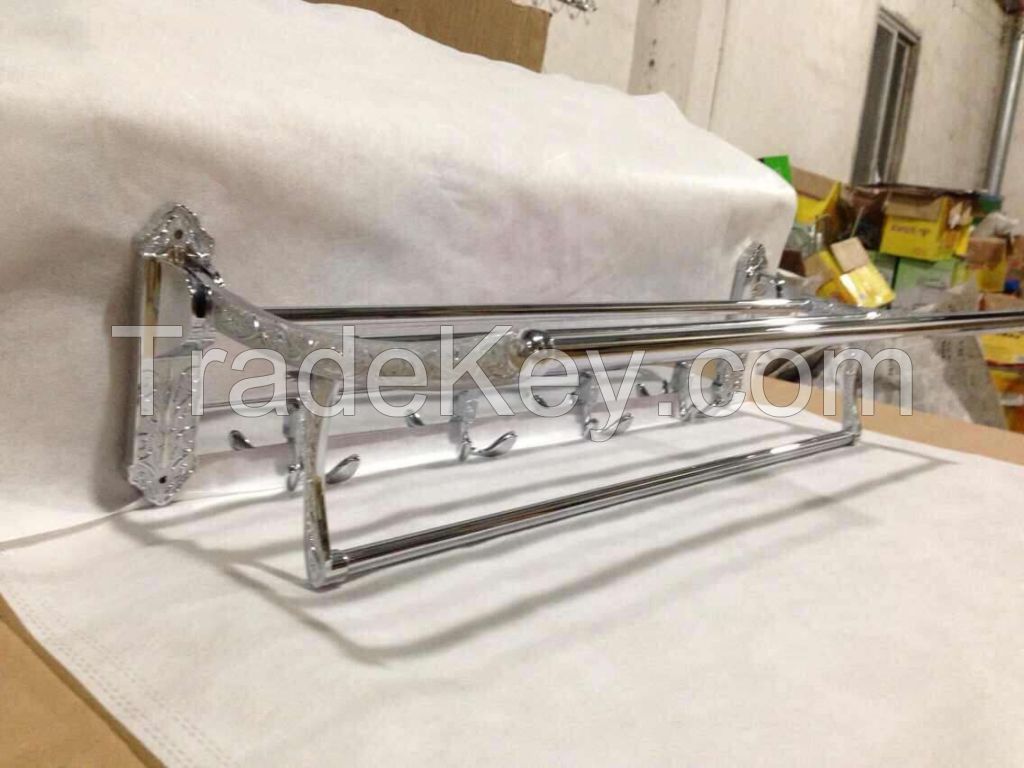 SKT 8007 Stainless Steel Folading Towel Shelf/ Towel Rack