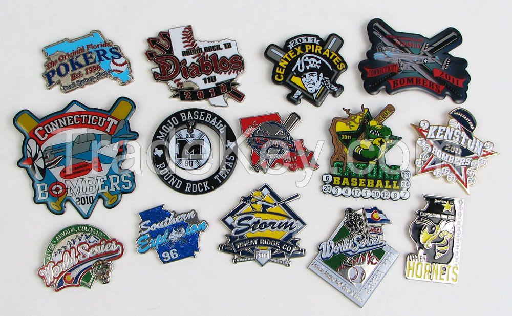 Custom baseball trading pins