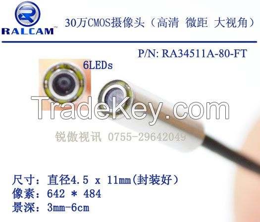 we offer mini cameras in Dia. 3.5mm, 4mm, 4.5mm, 7mm