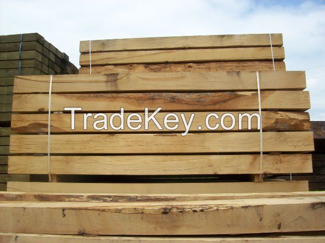 Timber Logs, Oak Sleepers, Railway sleepers worldwide shipping available