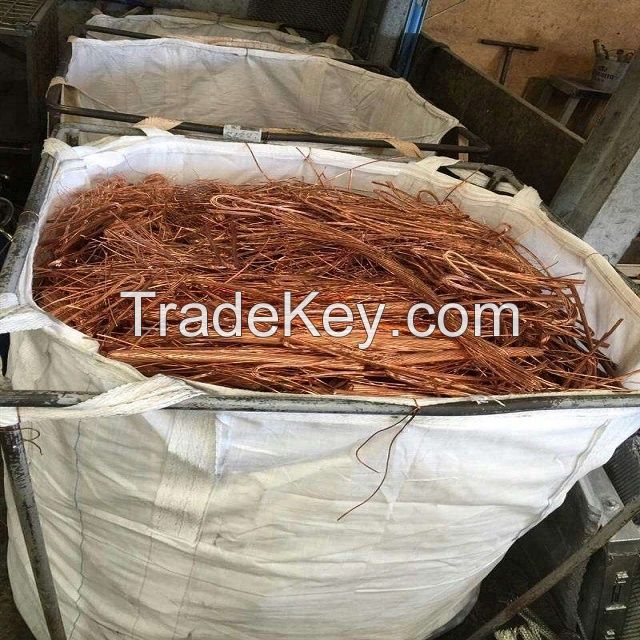 Copper Scrap 99.99% / Copper Wire Scarps Min 99.99%