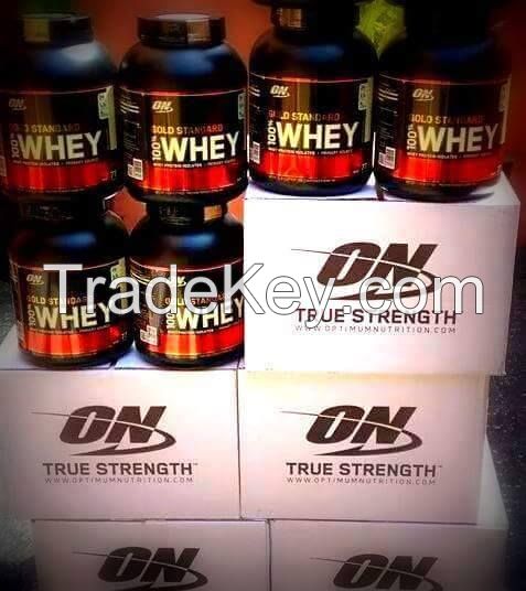 Optimum Gold Standard 100% Whey Protein All Flavors Available with Other Supplements