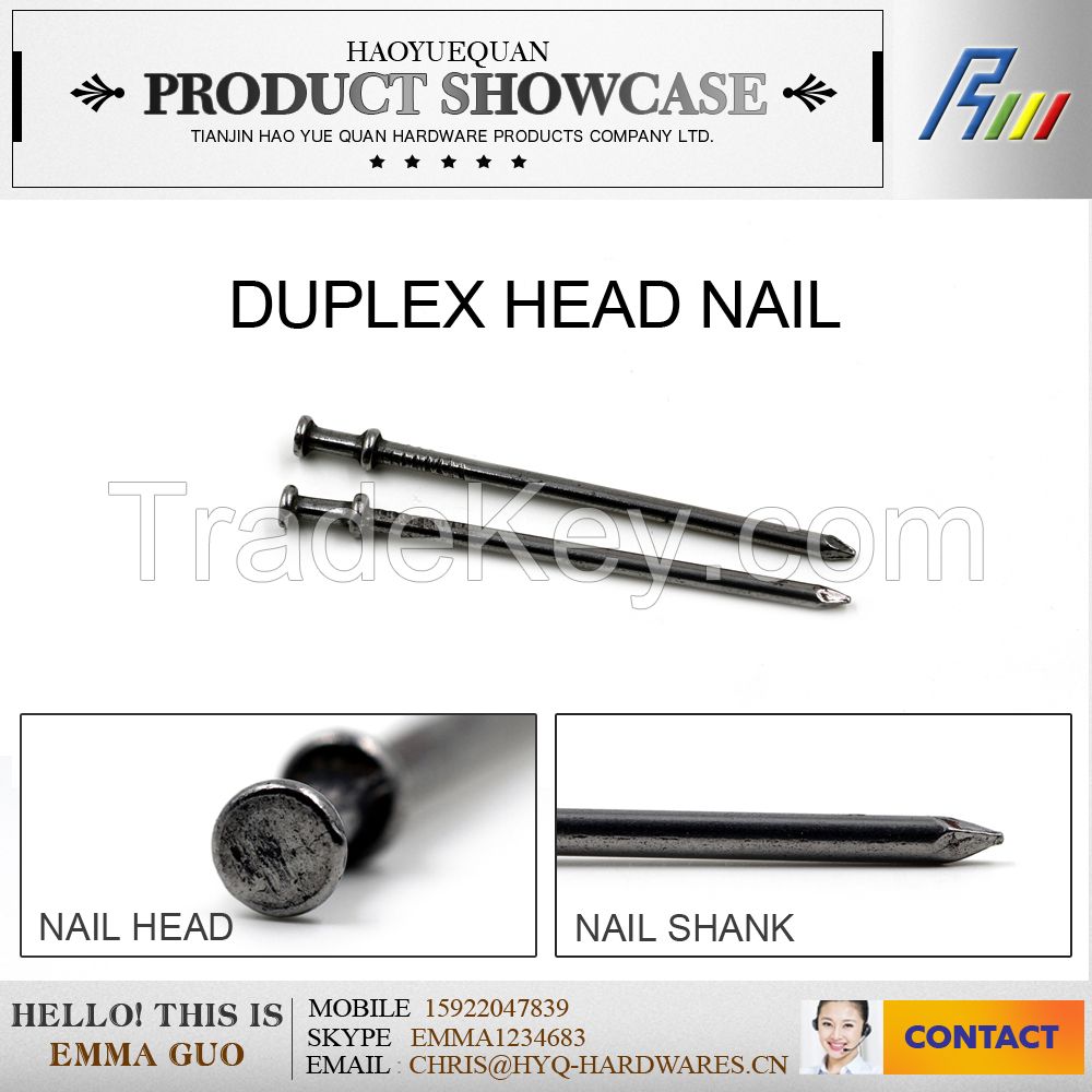 Direct Factory !!Double Head Nail/Duplex Head Nail