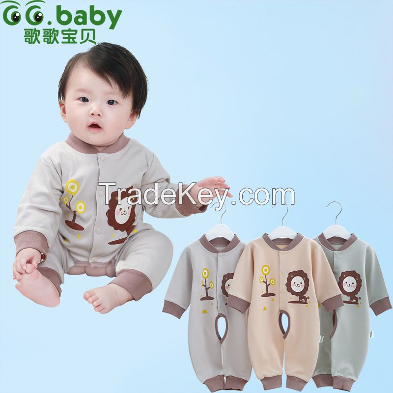 Spring Autumn Baby Rompers Newborn Rompers Long Sleeve  Baby Boy Girl Rompers