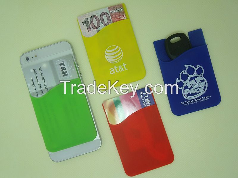 Sticky card holder