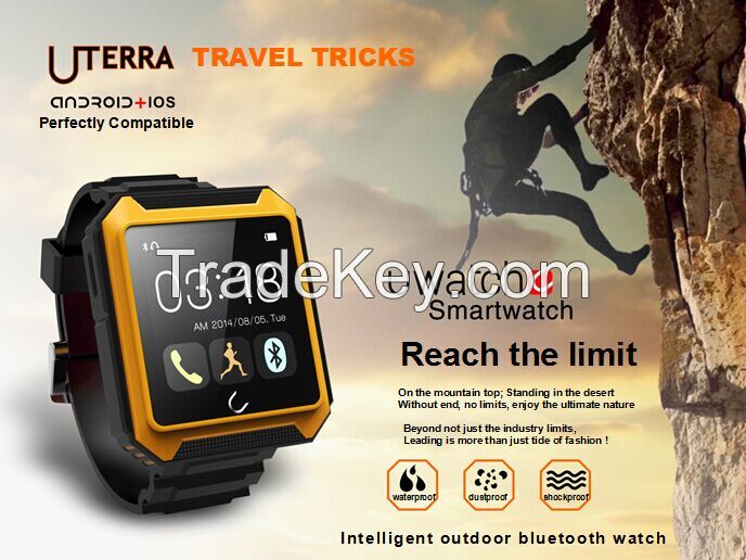 IP68 waterproof Smart Watch 1.6inch touch screen