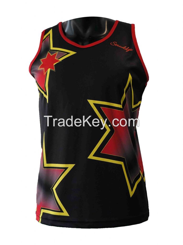 Selling Sublimated Sports Singlet