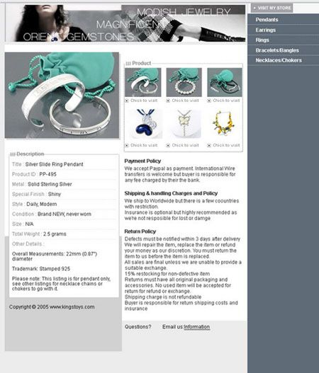 eBay Design, Website design, eShop Development