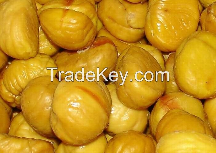 We Sell Peeled Chestnut, in shell , diced chestnut kernel