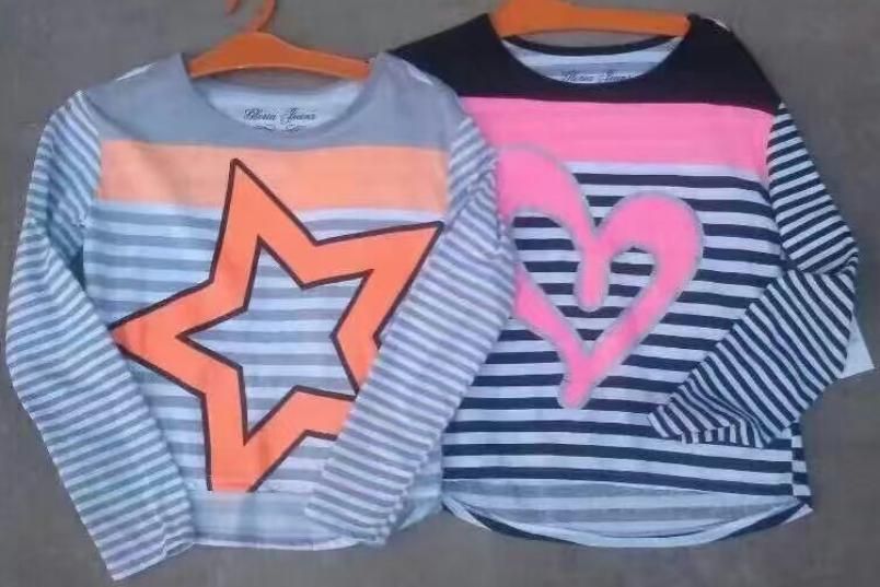 GLORIA JEANS brand stocklot offer, 12, 655pcs Girls knit stripe long sleeve T-shirt TC3-382