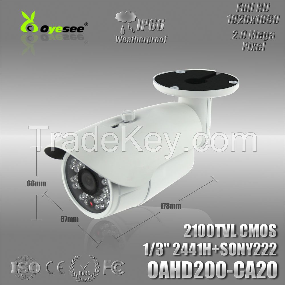 1080P AHD Camera CCTV 2100TVL AHD Security Camera outdoor CCTV Camera IR Cut outdoor security camera systems reviews