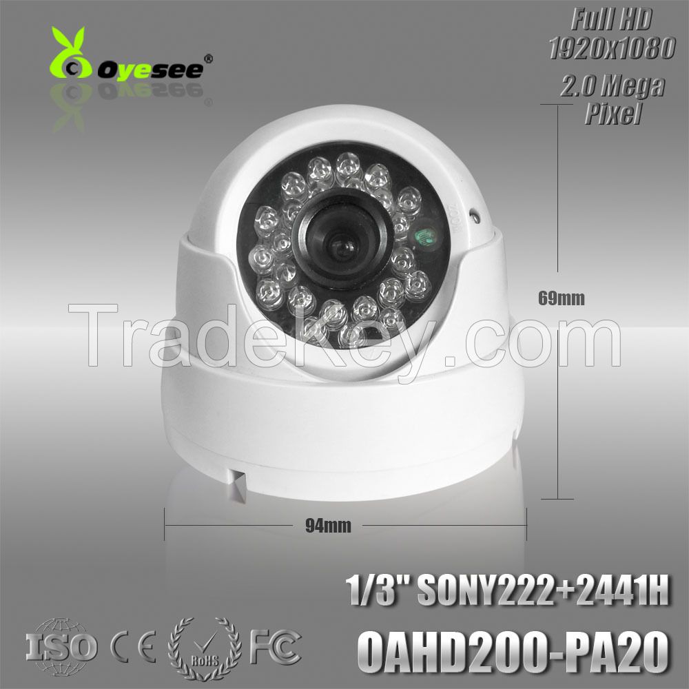 AHD High Definition Camera HD ahd kamera cctv camera 2000tvl ahd camera 1080p 2 mp imx222 AHD camera 1080P