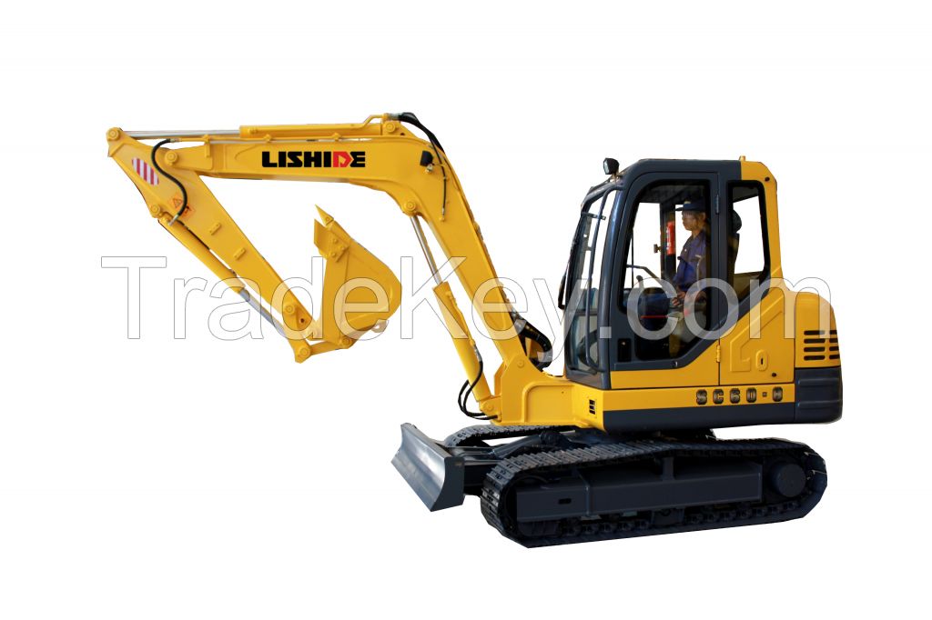 new full hydraulic 6ton wheel excavator