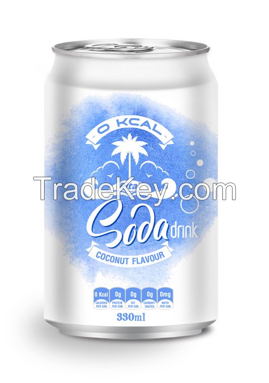 Coconut Flavour Soda Drink in Can
