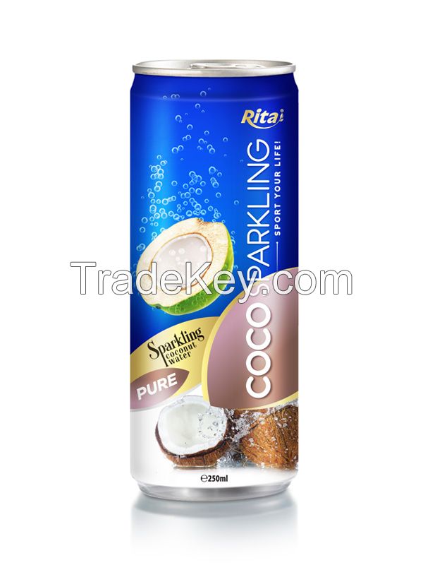 250m Alu Can Pure Sparkling Coconut Water