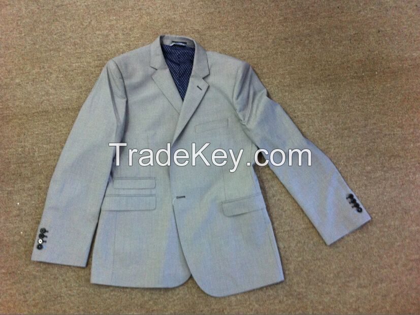 Mens TR suits  Grey color notch lapel