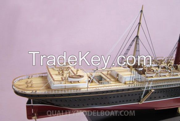 Sell RMS Campania Wooden Cruise Ship Model