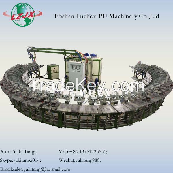 PU shoe sole making machine, shoe sole molding machine, shoe sole injection molding machine