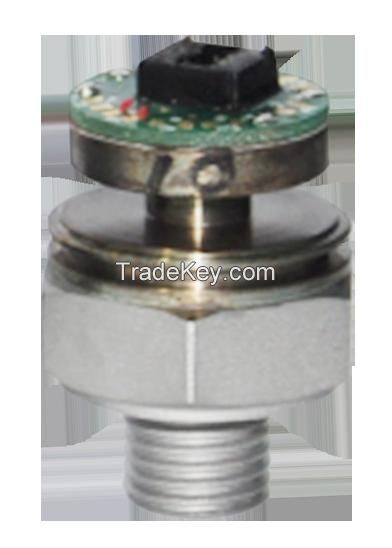 Micro fused  one piece construction leak proof pressure transducer