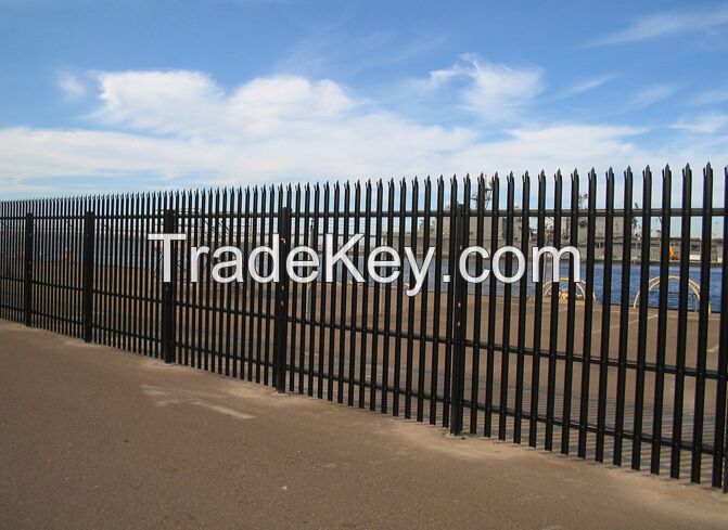 Steel Palisade Fence for Residential Area