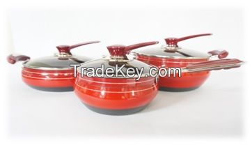Two-Tone color Hard Anodized pot series