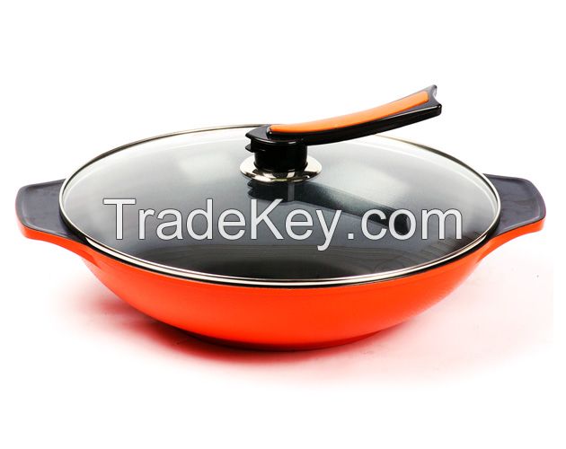 Multi-purpose diamond coating Wok