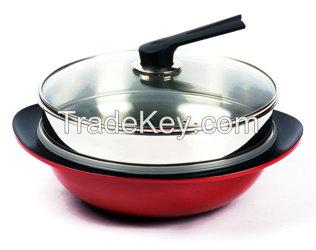 Wok with STS steamer