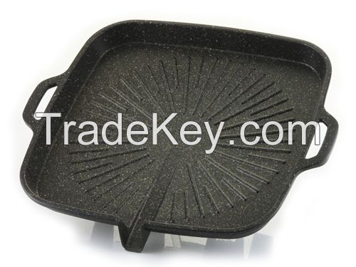 Aluminum die-casting grill pan(square type)