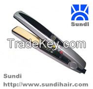 Professional LCD display hair straightener