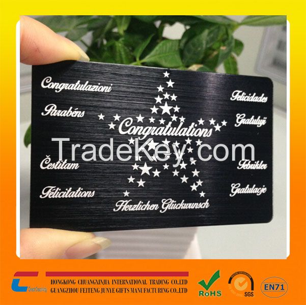 metal card manufacturer China producing metal card, metal business card, VIP card