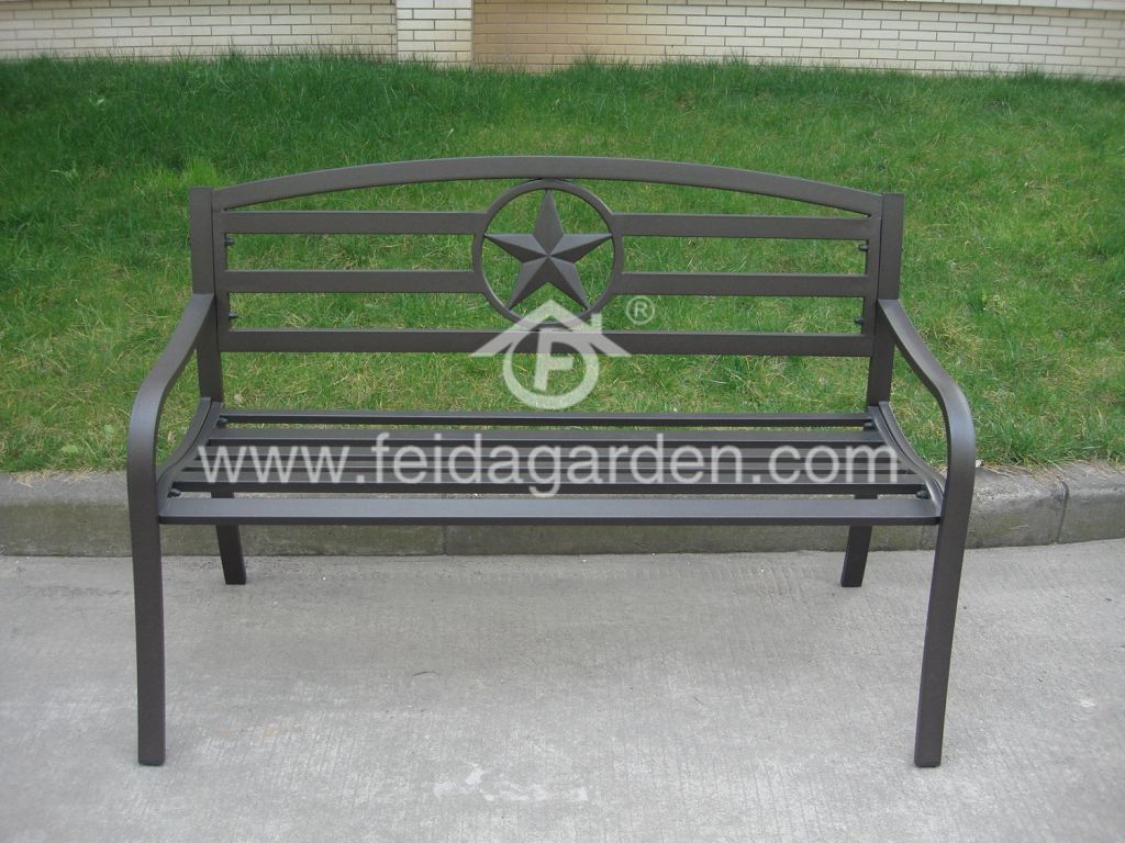 park bench for patio garden river side Leisure street