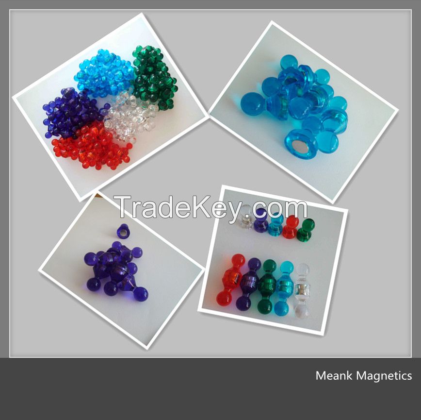 Transparent Pushpin Magnet