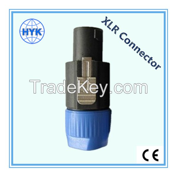 3 pin XLR connector/speakon/microphone connector/ XLR connector/cannon connector/cannon plug