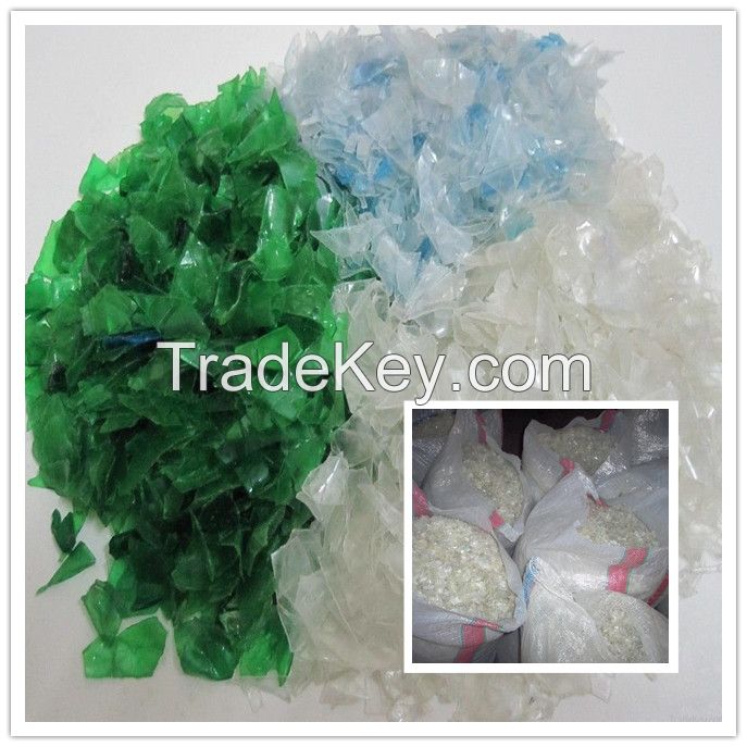 PET flakes hot washed/ PET bottle flakes/PET bottle scrap