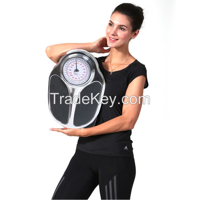 160kg Chrome Plated Mechanical Personal Scale Hotel Scale