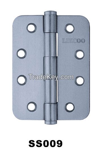 Deltana S35R5BB15 Ball Bearing Steel 3 1/2-Inch x 3 1/2-Inch x 5/8-Inch Radius Hinge