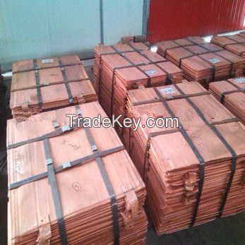Copper cathode 99.97-99.99 with high quality (A)