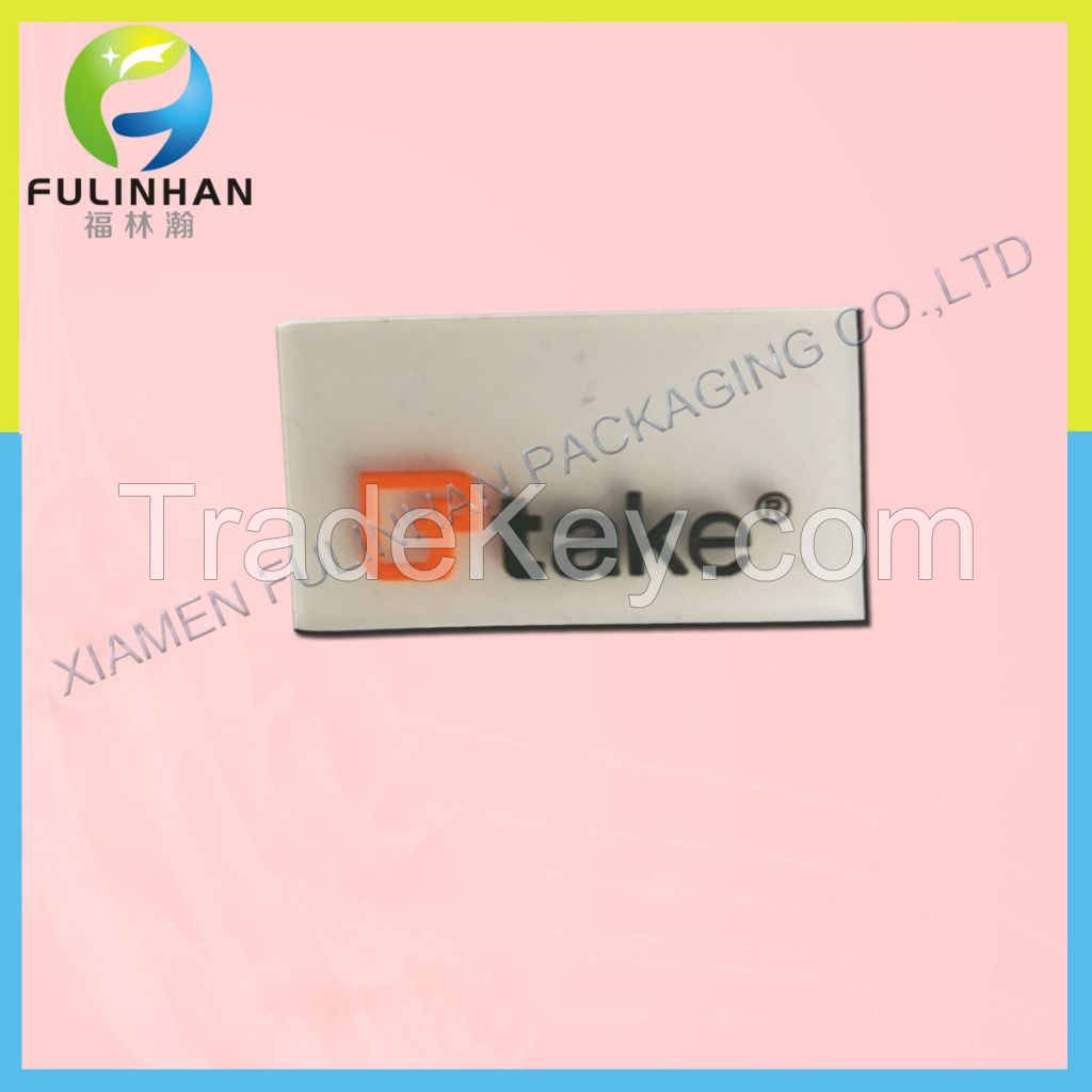 Custom Embossed 3D Soft New Rubber Pvc Label Patch For Garment