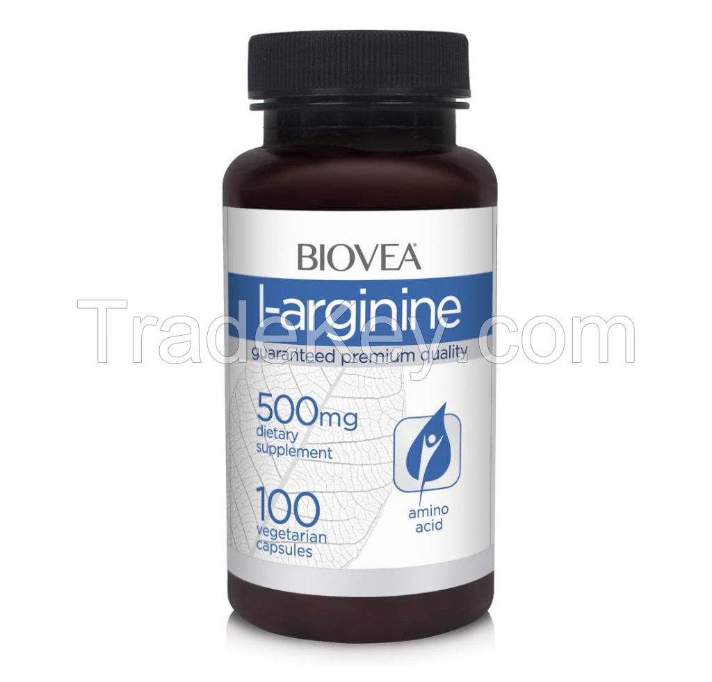 L-ARGININE 500mg 100 Capsules