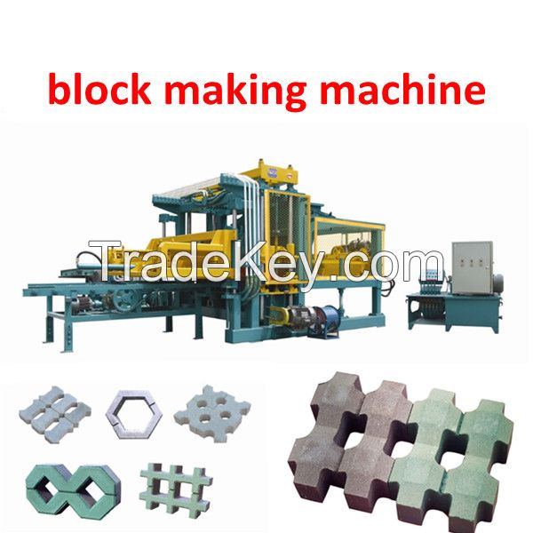 Interlocking S type paver block making machines QT5-20B