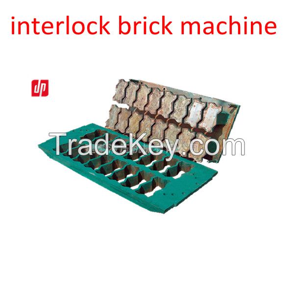 Interlock brick mould for concrete block making machine