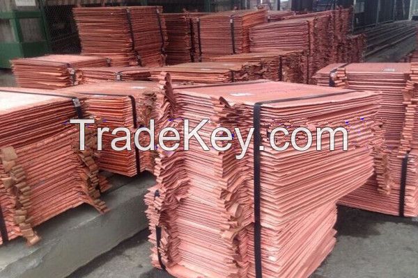 Copper Cathodes Grade A Non-LME Registered Copper Cathode 99.99