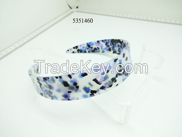 High Quality Fashion Design Plastic Flower Hairbands Headbands Hairband Headband