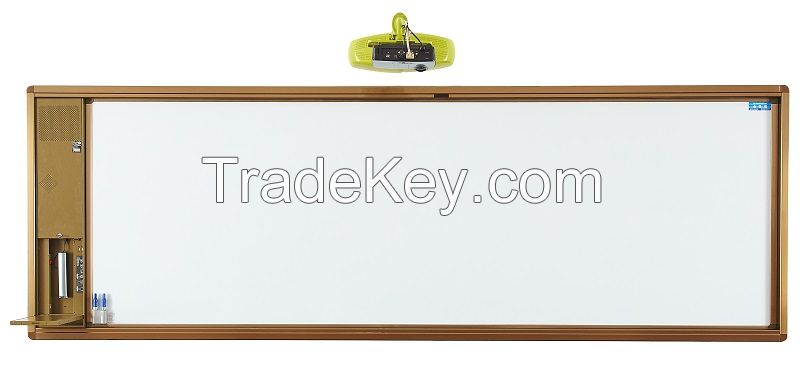 8300D Series 100 inch 4m length Laser interaction all-in one whiteboard learning system in school supplies